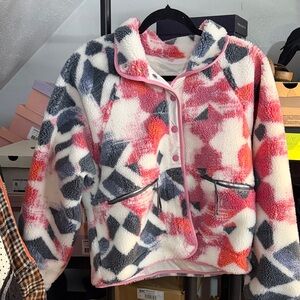 FP Movement by Free People Multicolor Fleece Jacket